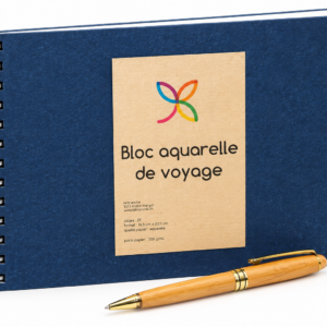 Bloc aquarelle de voyage